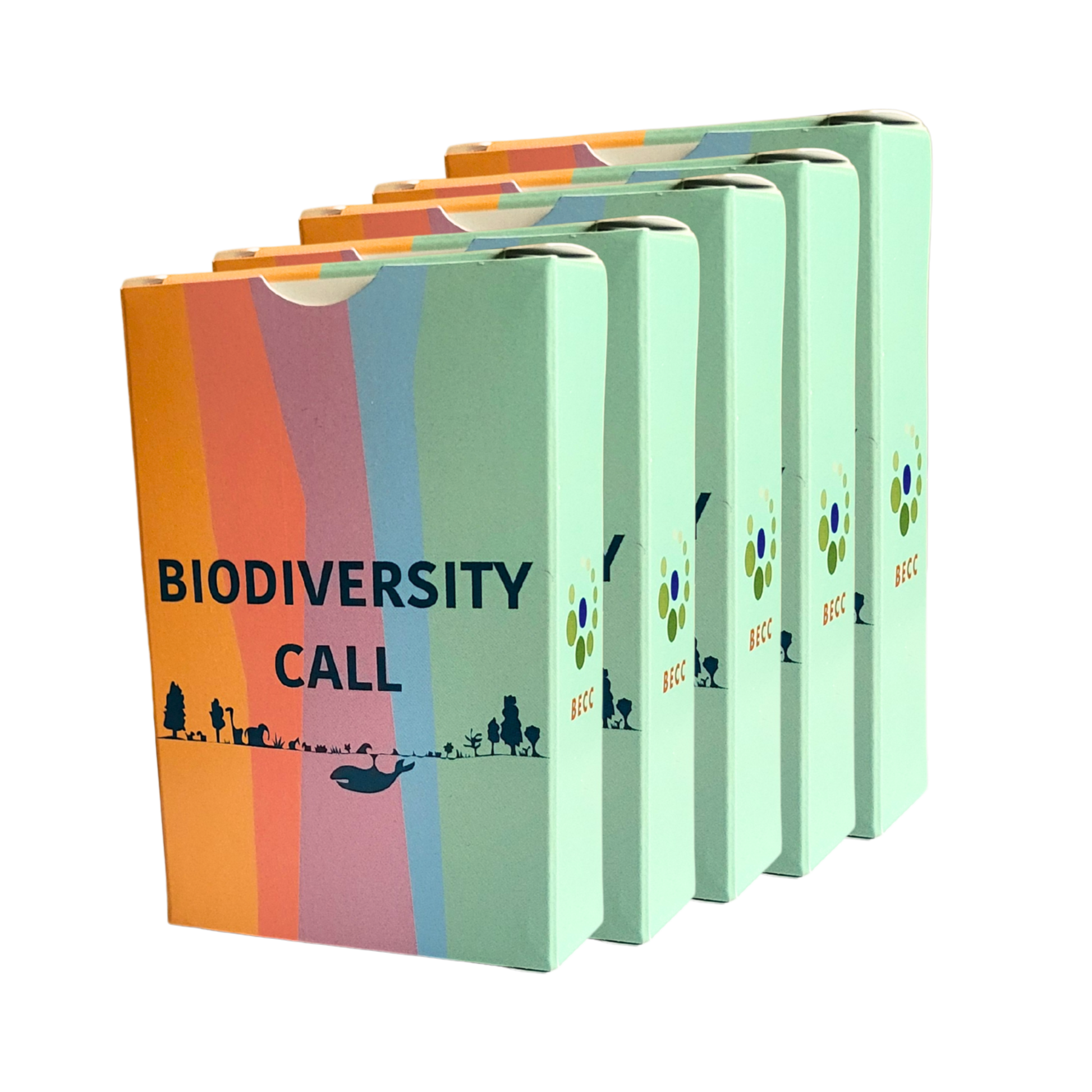 Biodiversity Call - card game about endangered species, kit with 5 games for teaching and education