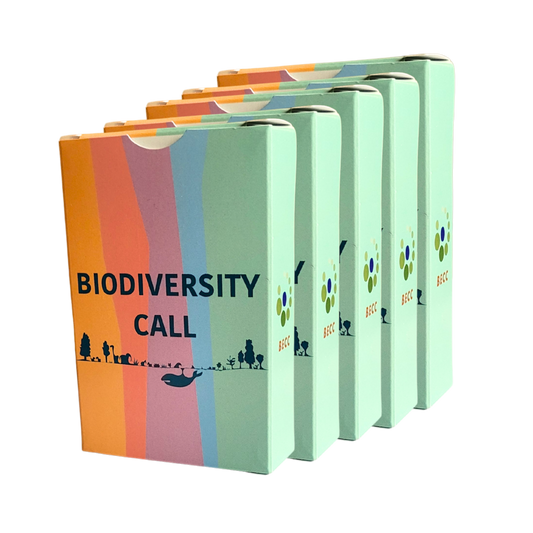 Biodiversity Call - card game about endangered species, kit with 5 games for teaching and education