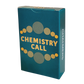 Chemistry Call, a card game about chemistry, image of the box with the playing cards