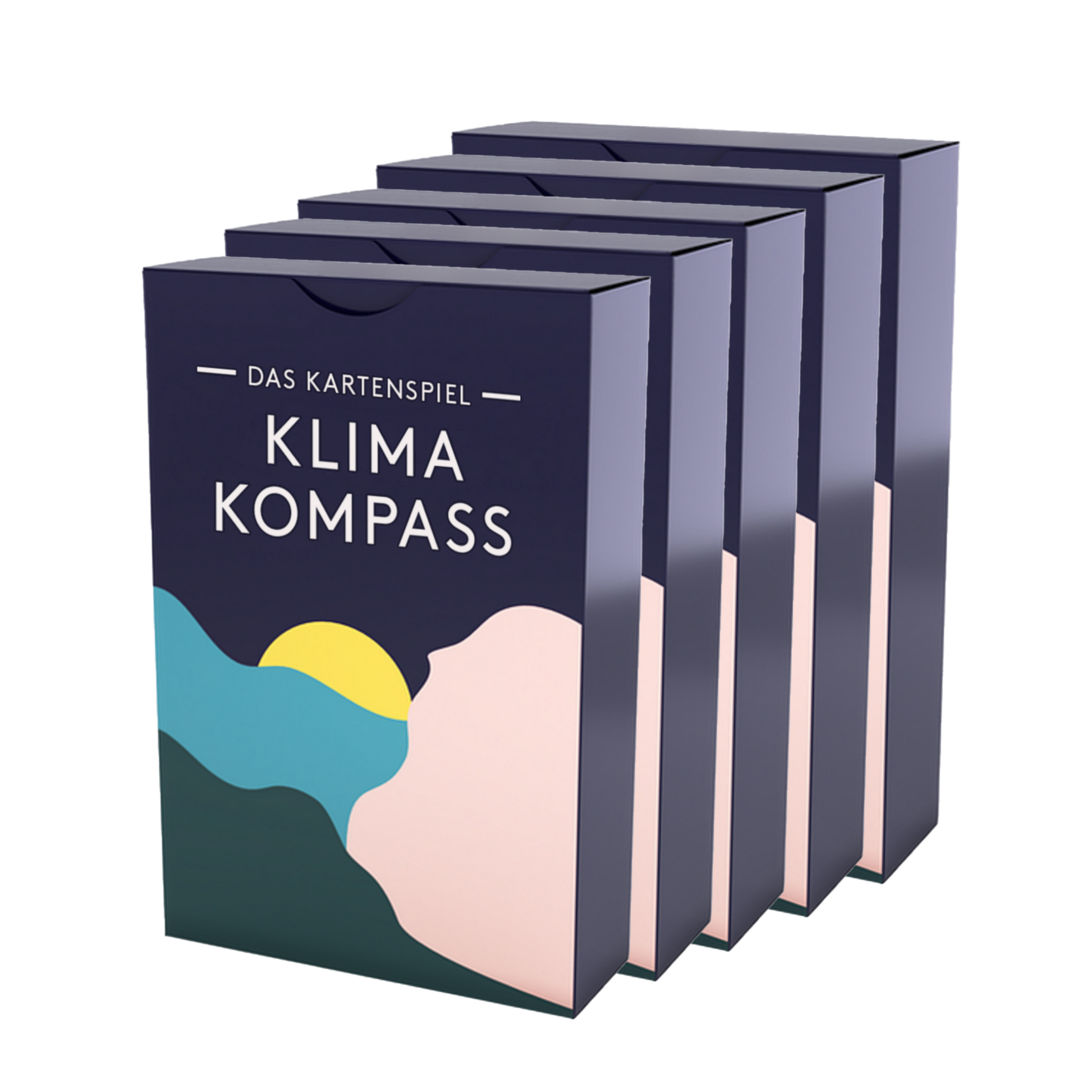 Kartenspiel Klimakompass Lehrkräfte-Set, Schulkit – 5 Spiele für den Unterricht, Klassenzimmer-Set, Klima Nachhaltigkeit