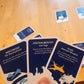 Kartenspiel Klimakompass Lehrkräfte-Set Klimaauswirkungen Flug Festivalbesuch Essen Mischkost - 5 Spiele für den Unterricht